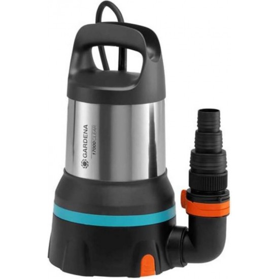 Αντλία Αποστράγγισης Καθαρών Νερών Gardena 17000 Aquasensor 09036-20 με Επίπεδη Αναρρόφηση
