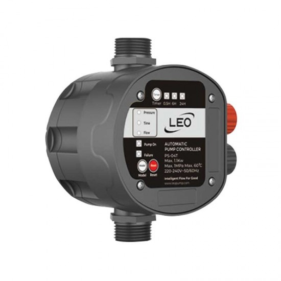 Ηλεκτρονικός ελεγκτής πιεστικού  1"Χ1" LEO MAX 2HP 
