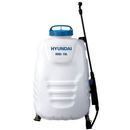 Ψεκαστήρας πλάτης HYUNDAI  HSEL 18L πλαστικός επαναφορτιζόμενος