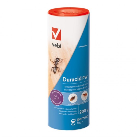 Duracid PW εντομοκτόνο σε σκόνη 200 g, Αλατιέρα